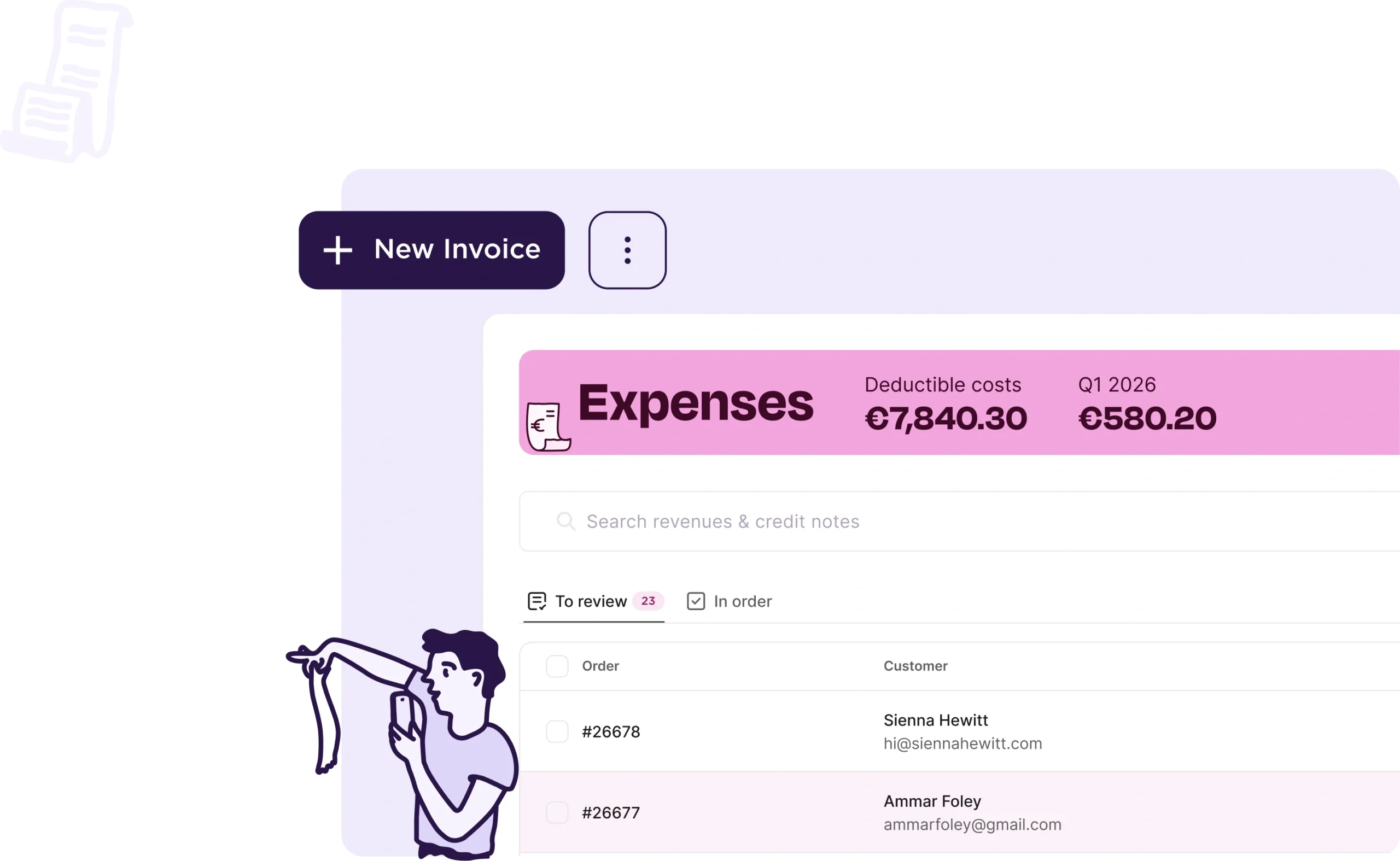 Never lose a receipt again