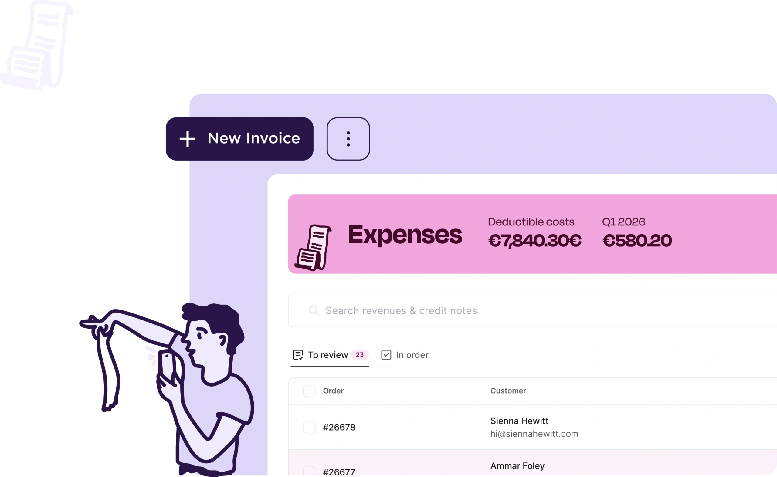 Never lose a receipt again